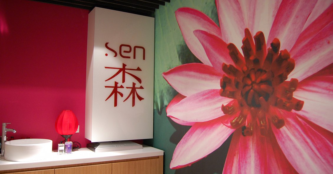 Sen cosmetics spa design