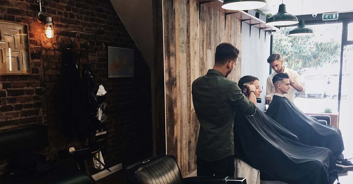 Barber shop interior design